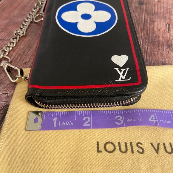 Louis Vuitton “game on” Black Zippy Wallet Custom - Picture 8 of 14